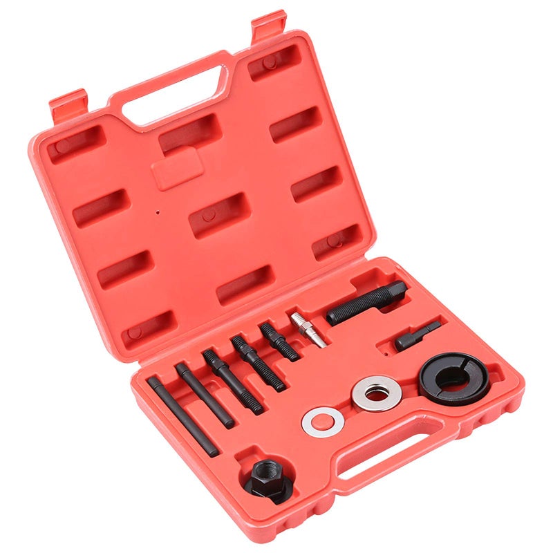 WINTOOLS 12 Pcs Pulley Puller Remover & Installer Kit Power Steering Pump Alternator Pulley - Image 2